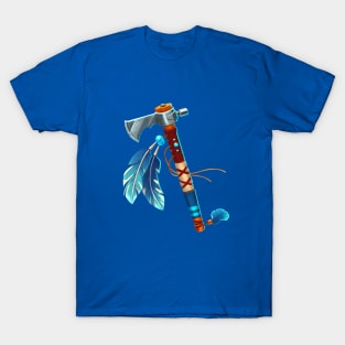 Blue tomahawk T-Shirt